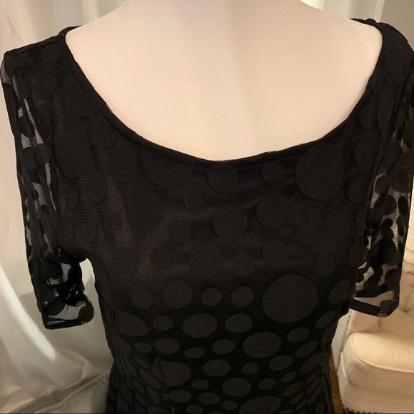 Black LC Lauren Conrad Polka Dot Dress - Picture 4 of 6